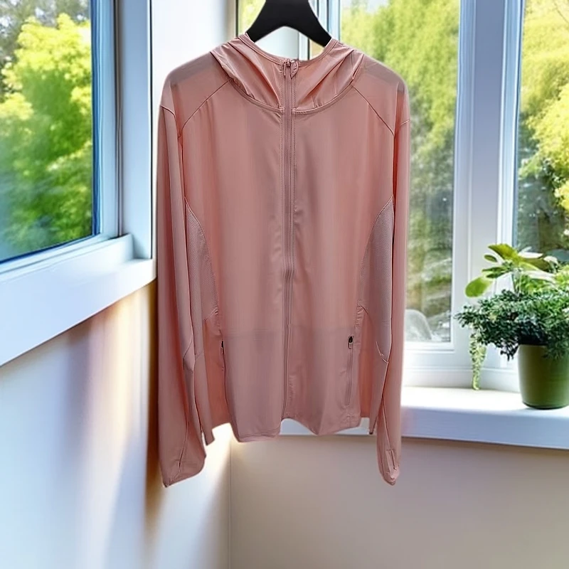 891夏季冰感皮肤衣防晒衣长袖运动时尚休闲百搭透气防晒服