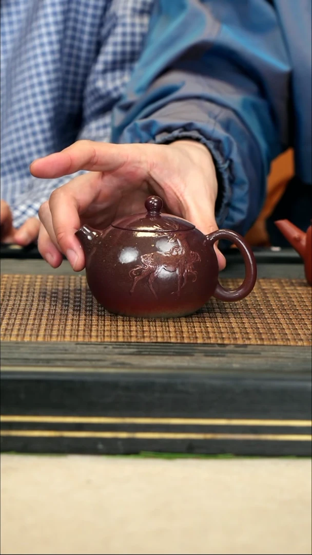 【闪购商品】紫砂茶壶ZCJ60西施 豆青柴烧
