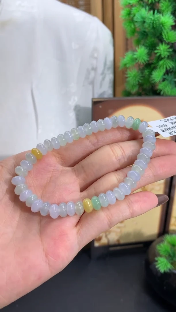 未镶嵌手串翡翠卡7mm