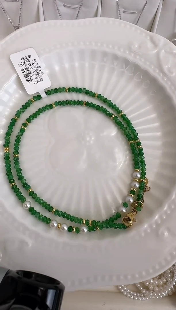 【闪购商品】淡水珍珠颈饰银S925镶嵌s07