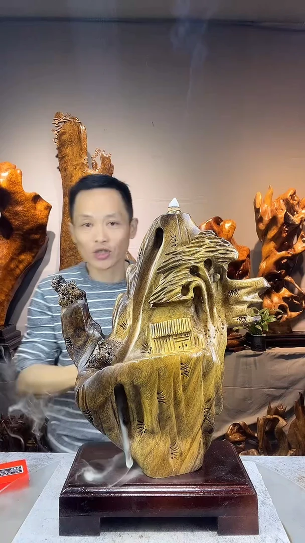 金丝楠风*小叶桢楠随行摆件62