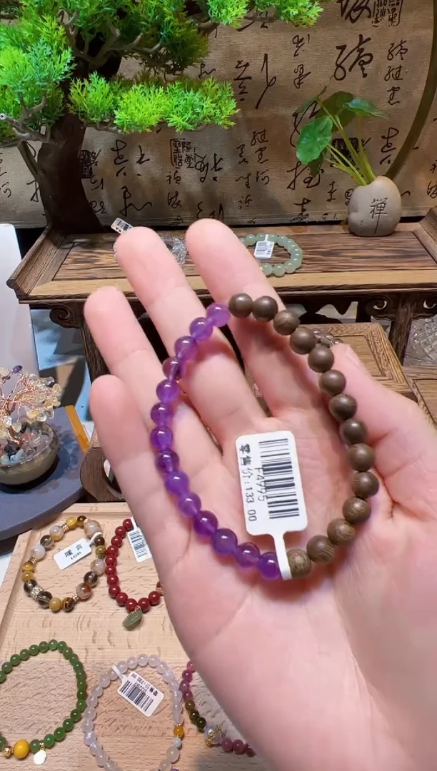 水晶手链未镶嵌手饰@@