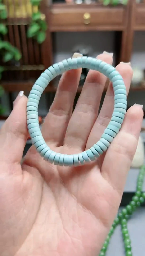 【闪购商品】绿松石手串未镶嵌松石直切手串*1 GSX