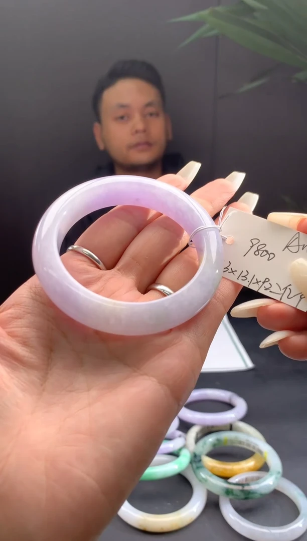 未镶嵌手镯翡翠刘****y翡翠手镯 下单联系小耳机#
