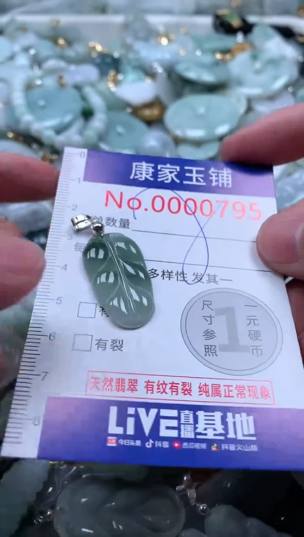 【闪购商品】翡翠吊坠(不含链)未镶嵌795