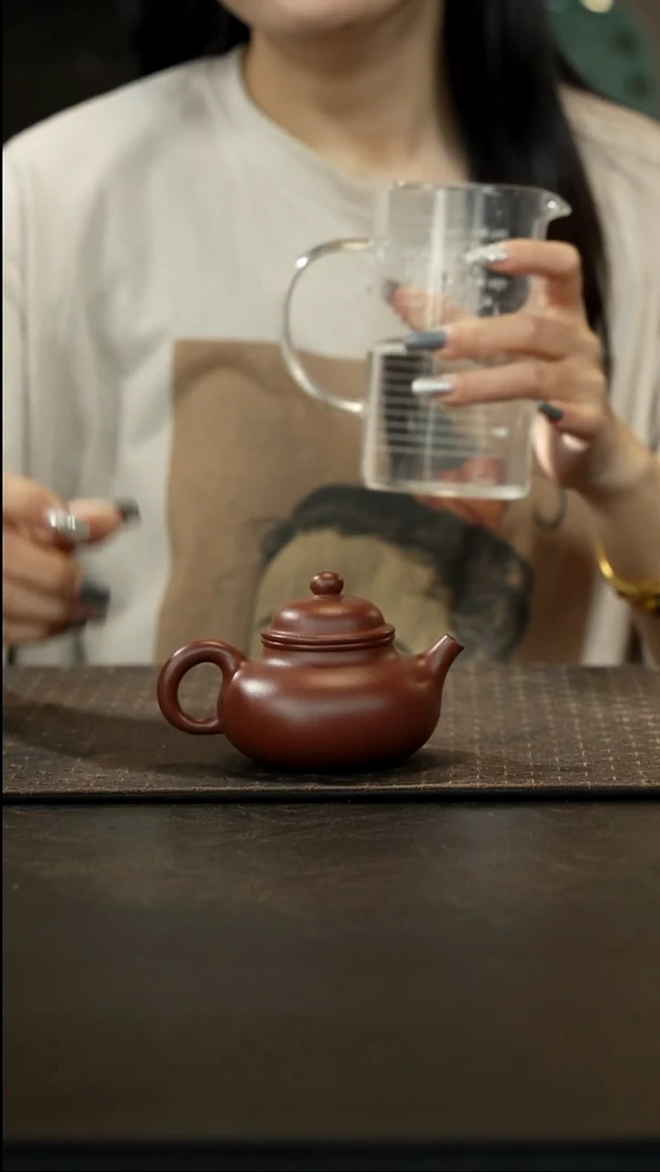 茶壶紫砂底槽青龙容天180cc