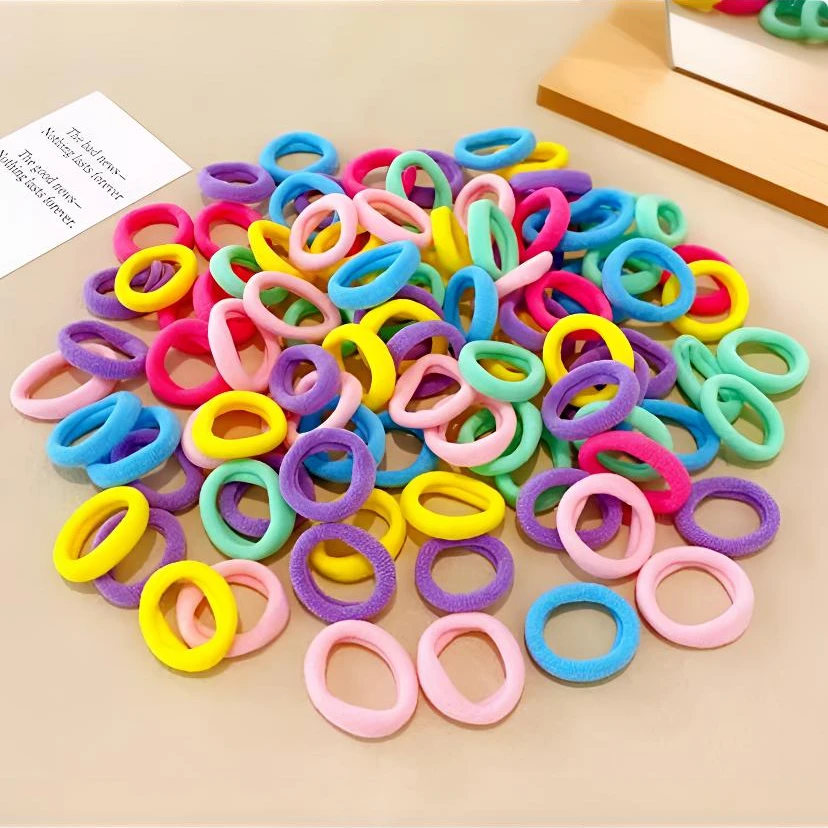 发绳发饰彩色女童宝宝高弹力糖果色不伤发皮筋女款儿童