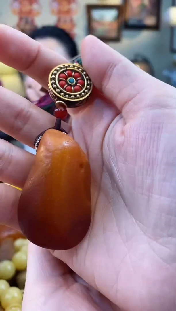 【闪购商品】琥珀颈饰未镶嵌吊坠