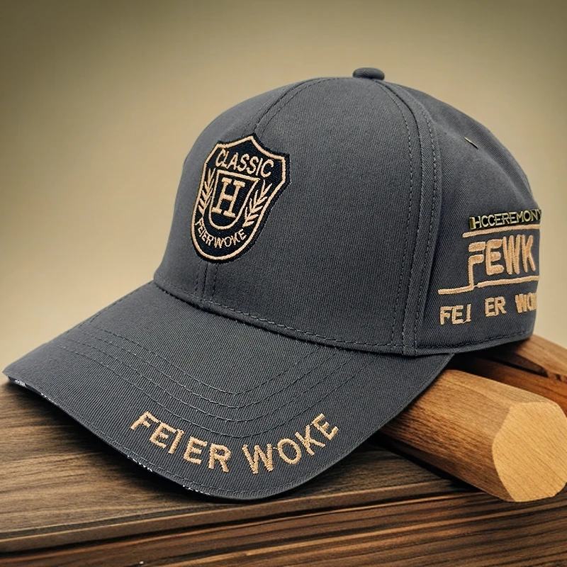 帽冠礼男洋气新款秋季潮牌适合刺绣帽时尚棒球帽帽子帽檐鸭舌帽女