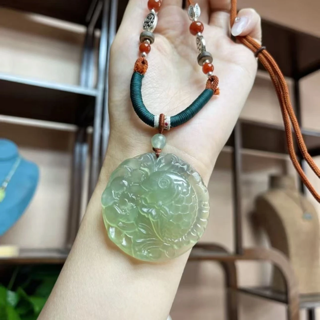 《集团福利》纯天然鲤鱼牌吊坠多样性随机发其一LX"