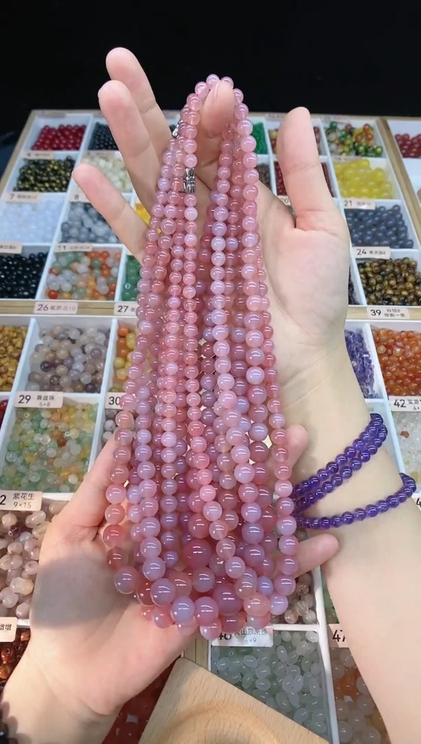【闪购商品】玛瑙/玉髓颈饰未镶嵌盐源玛瑙塔链多样性发一