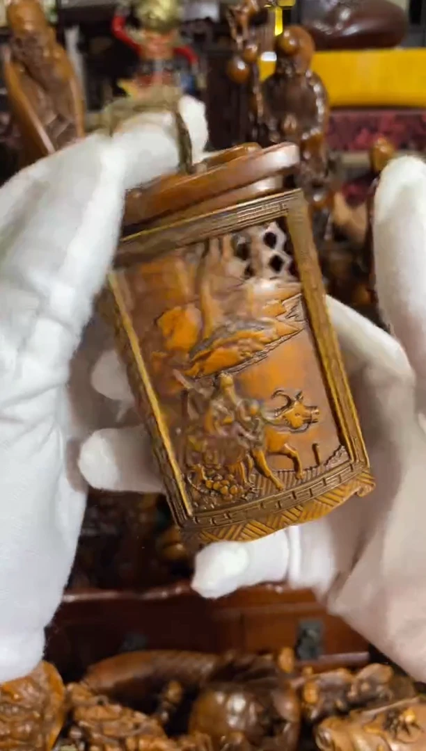 木小叶黄杨小件香盒