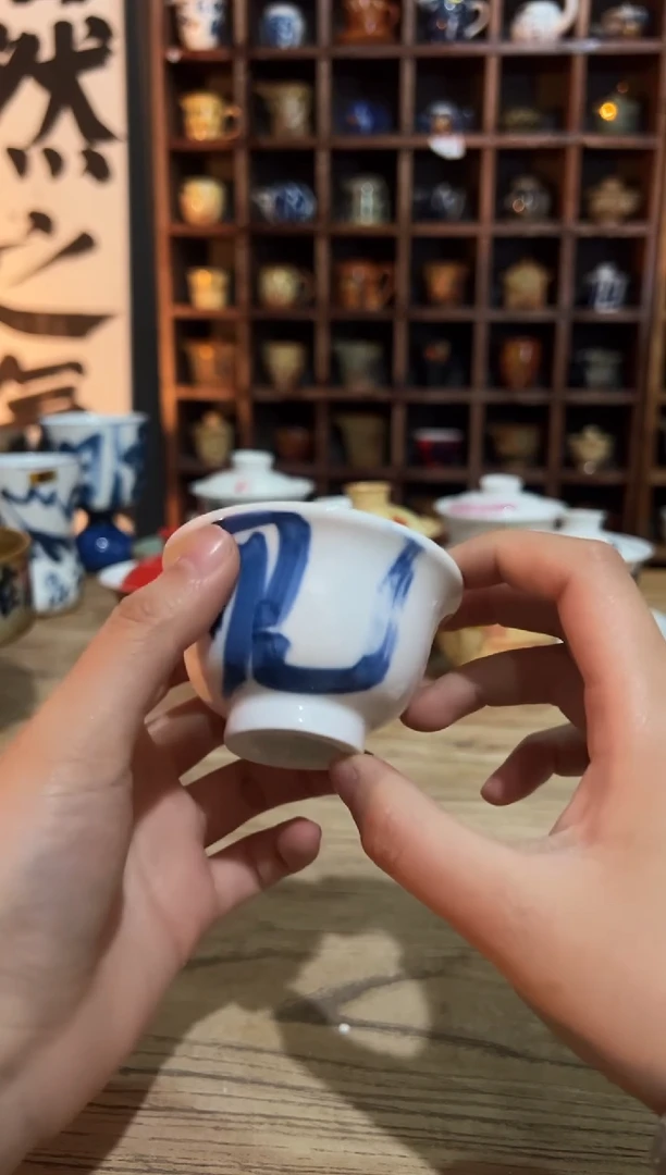 【闪购商品】观云听雨原创手绘茶具