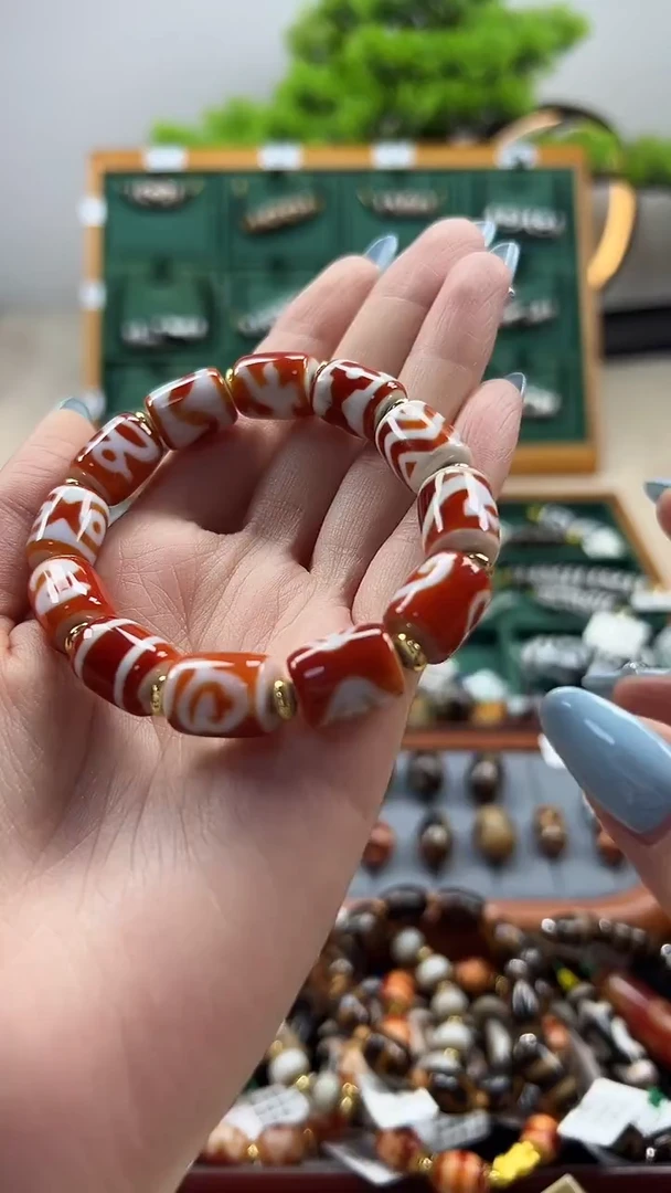 玛瑙/玉髓（覆膜）颈饰合金9.（微瑕随机发货）