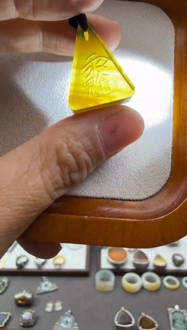 琥珀颈饰未镶嵌手机挂20