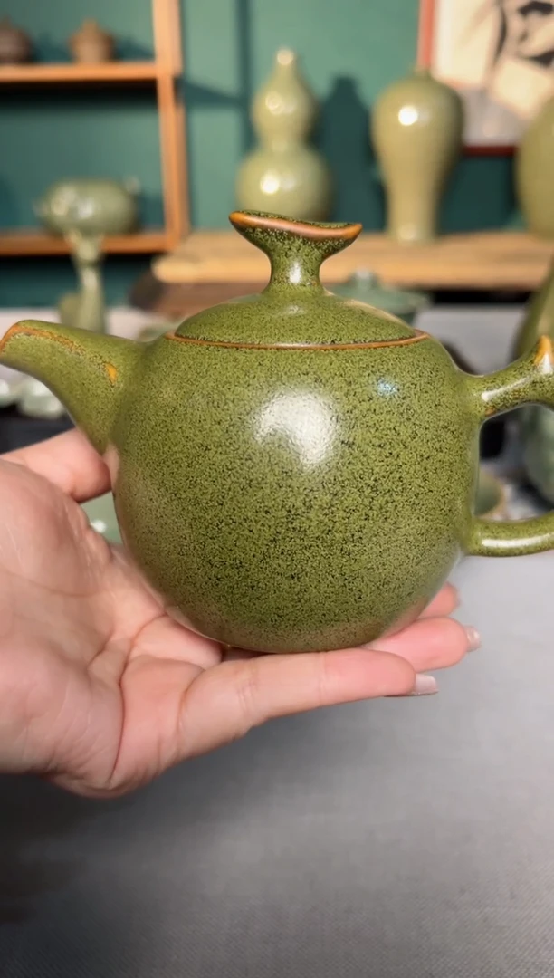 【闪购商品】其他耀州窑茶叶末釉秦权壶