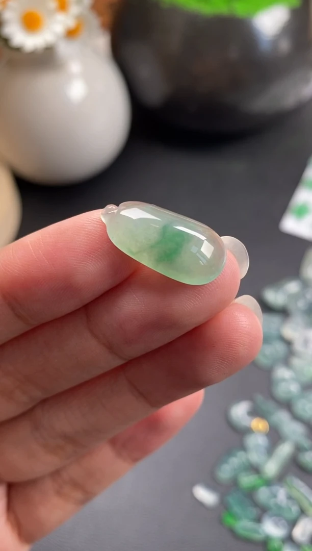 散珠翡翠晴底飘花福瓜