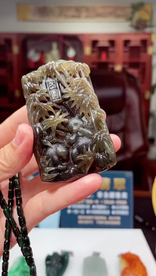 颈饰未镶嵌翡翠X-@@SHZM102663