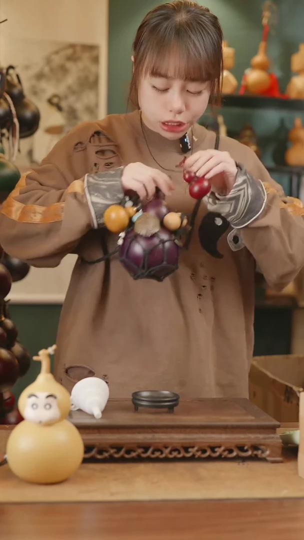 【闪购商品】18号精品天然大漆工艺防渗内胆酒葫芦~