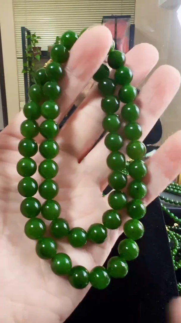 项链未镶嵌和田玉（碧玉）10