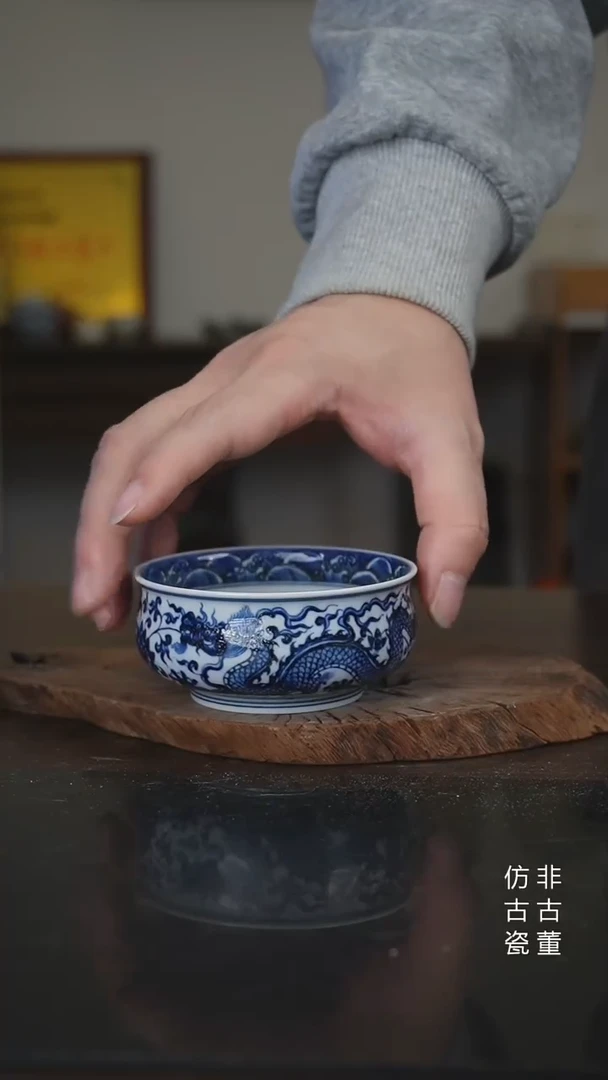 景德镇手工手绘陶瓷微瑕
