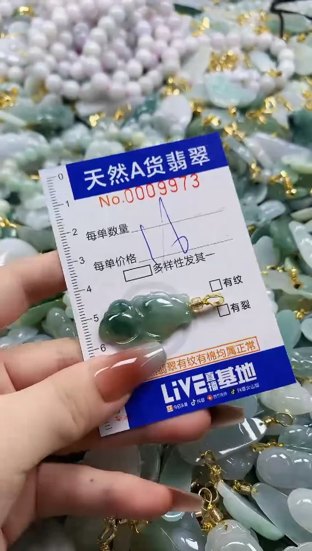 颈饰未镶嵌翡翠天然A货翡翠