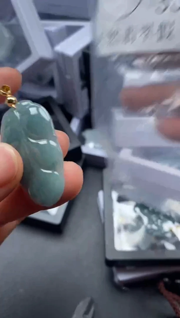 吊坠(不含链)未镶嵌翡翠3577