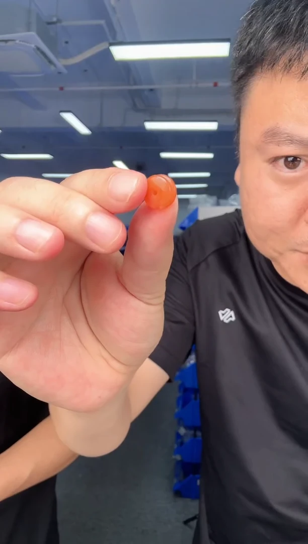 南红玛瑙未镶嵌吊坠(不含链)南红雕刻件双层平安扣