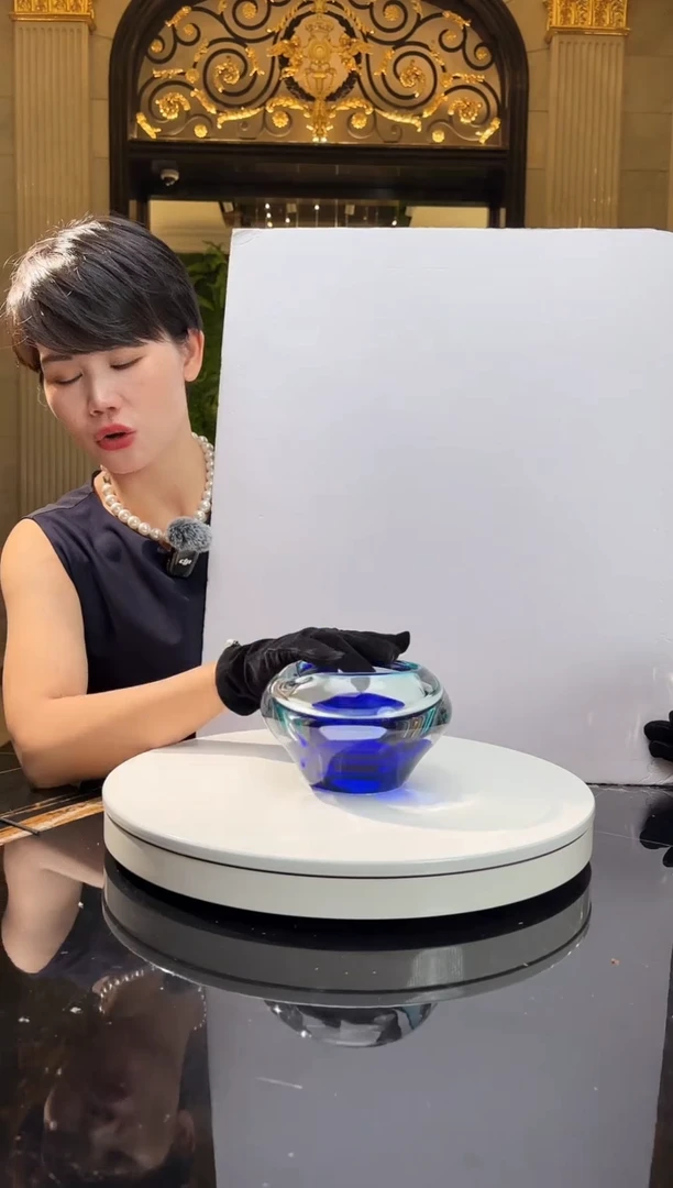 摆件AJ00122天青配蓝烟灰缸