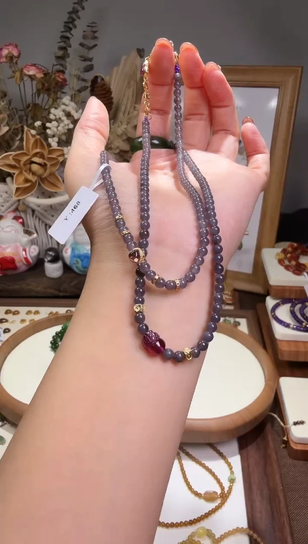 水晶摆件未镶嵌珠链