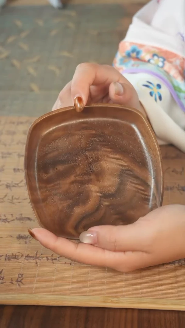 北美黑胡桃木茶盘785