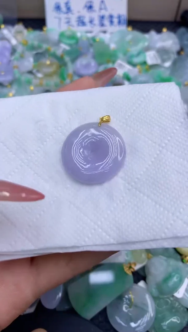 颈饰未镶嵌翡翠天然缅甸A货翡翠