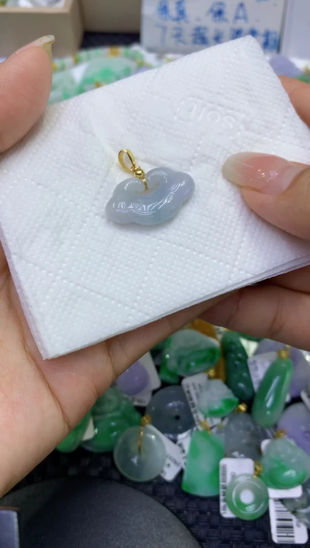 颈饰未镶嵌翡翠天然缅甸A货翡翠