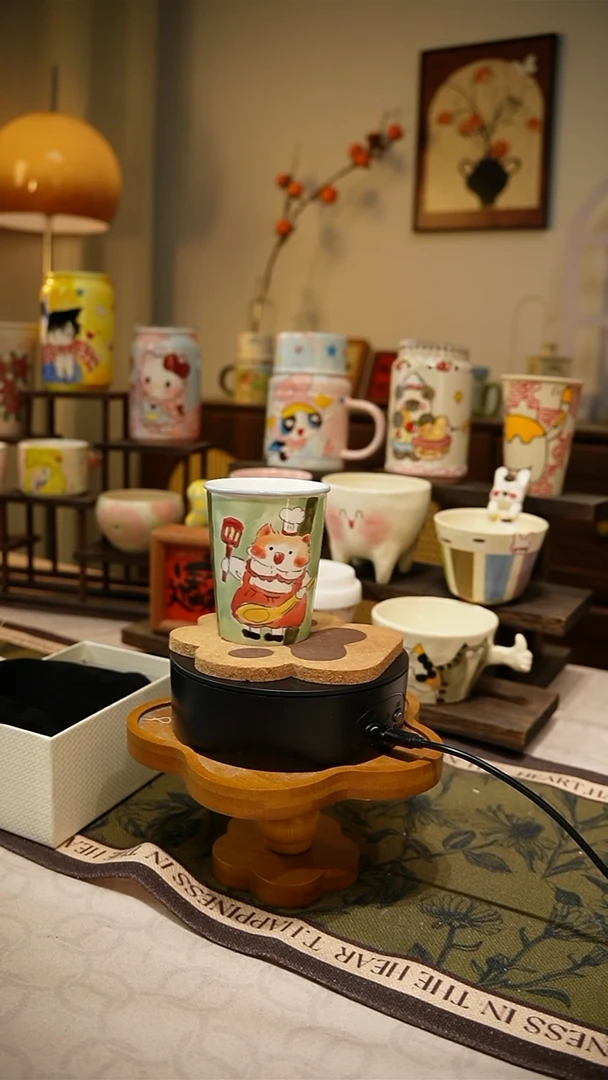 杯子【不带盒子】338高温釉下彩