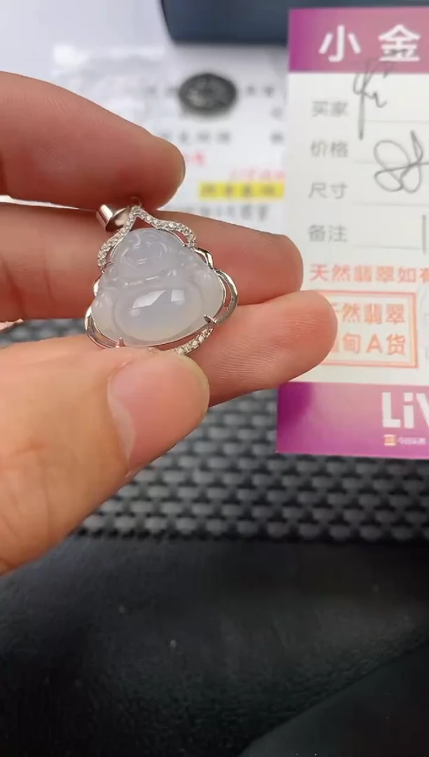 翡翠银S925镶嵌颈饰下****晗·