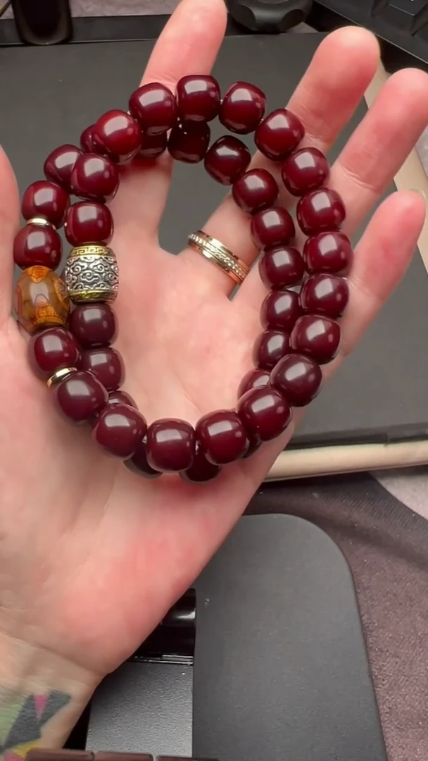 白玉菩提手串FFJMZ500633