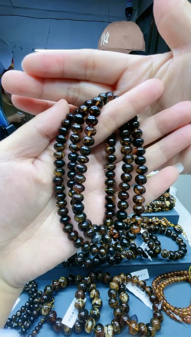 【闪购商品】琥珀颈饰未镶嵌7琥珀