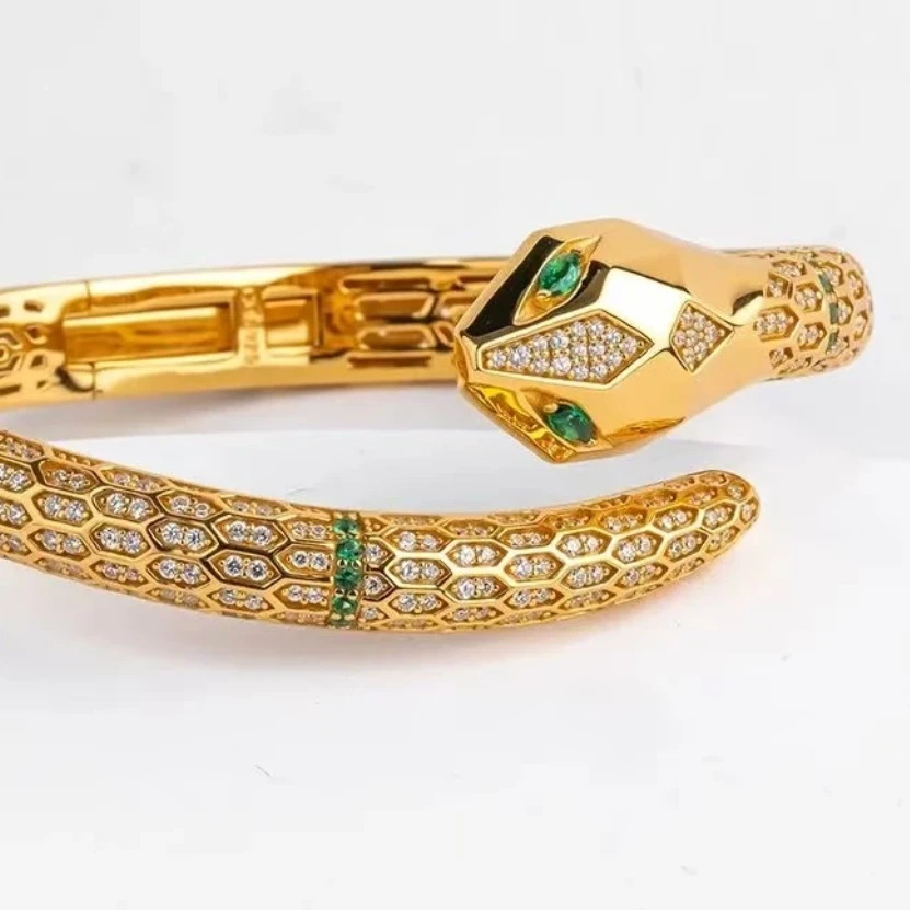 925银手镯 S925银蛇手镯HNZ9761