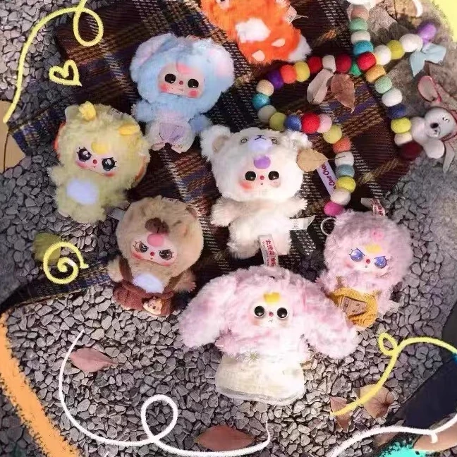 【团子潮玩屋】babythree娃三岁小可爱毛绒潮玩摆件挂件可爱公仔