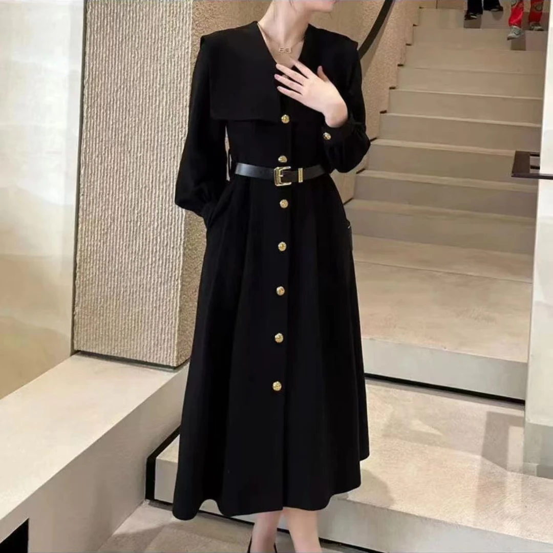 XIE6 气质学院风连衣裙1100