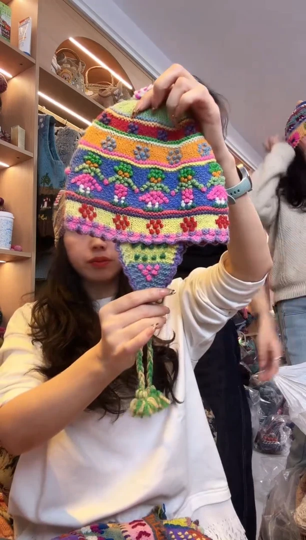 羊毛小*南美洲羊驼帽A832