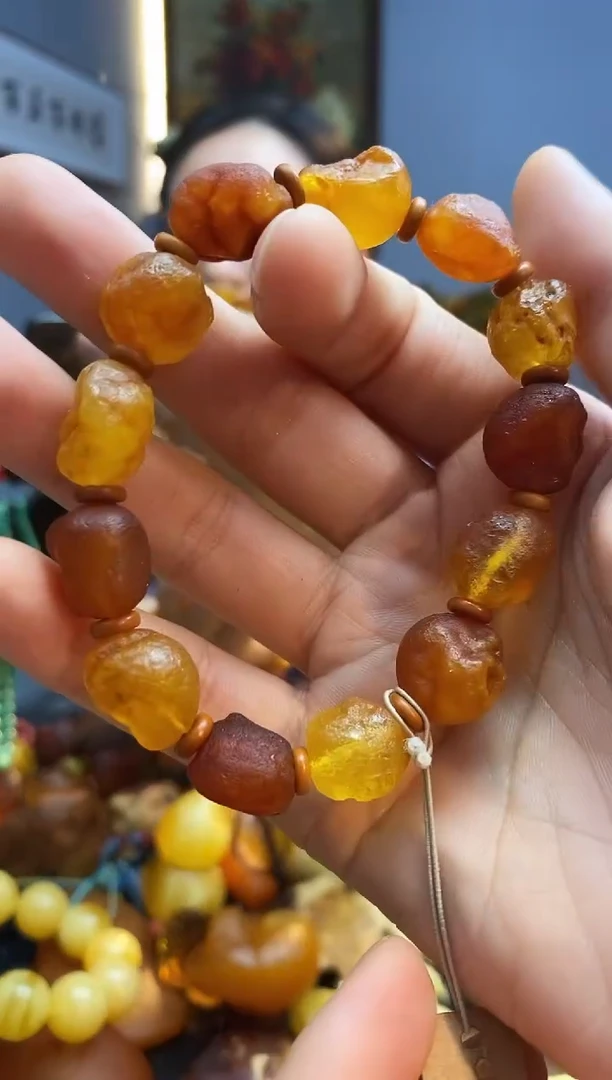 手串琥珀未镶嵌手串