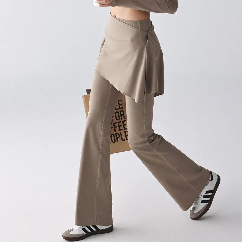 夏季一片式瑜伽遮臀裙女健身跑步运动普拉提高腰收腹显瘦裤子外穿