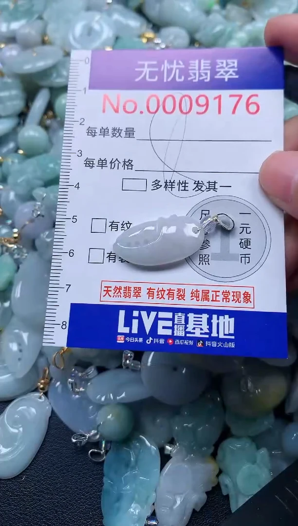 颈饰未镶嵌翡翠9176