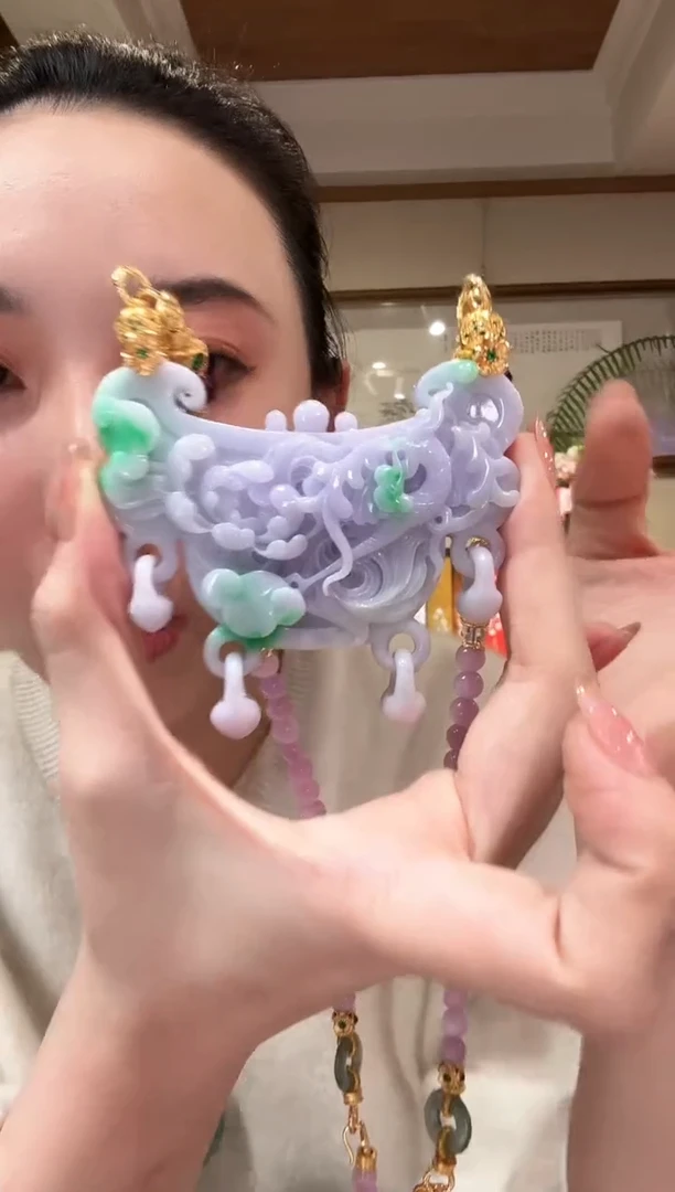 【闪购商品】翡翠颈饰未镶嵌国风
