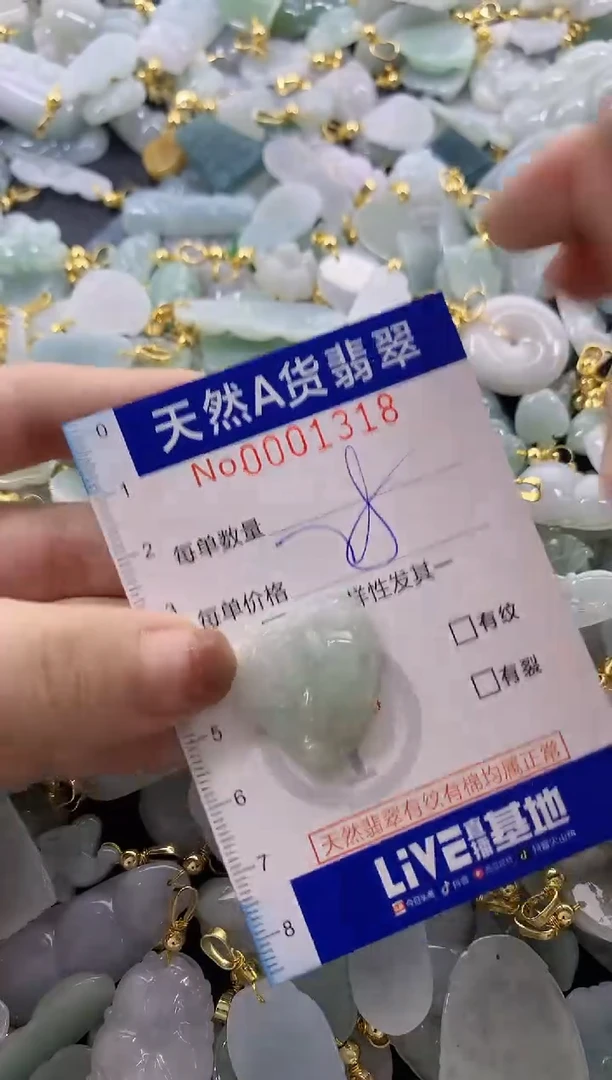 颈饰未镶嵌翡翠天然A货翡翠
