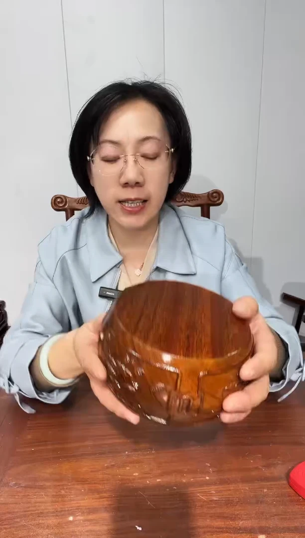 木平**间老花梅兰竹菊圆形13*15*8
