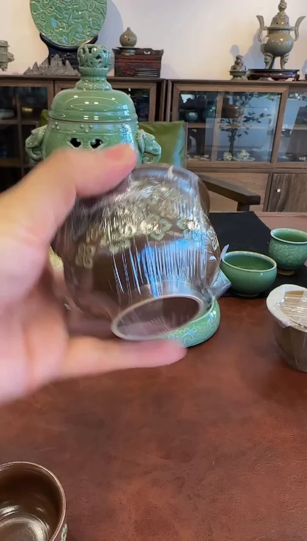 宝相花·盖碗+杯·一套