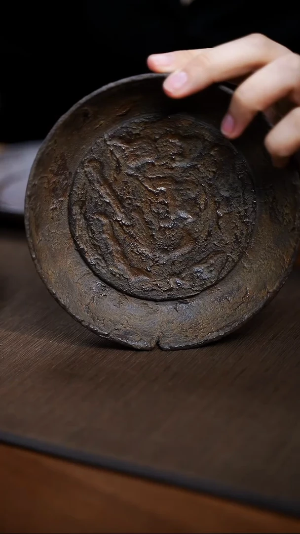 纯手工制作 黑紫砂壶承