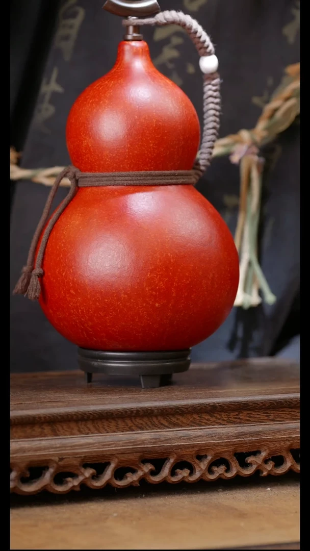 108号精品天然大漆酒葫芦一物一拍~